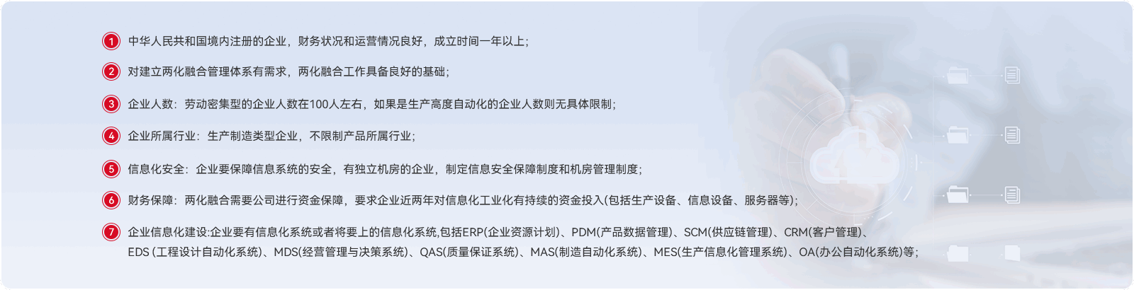 两化融合办理材料